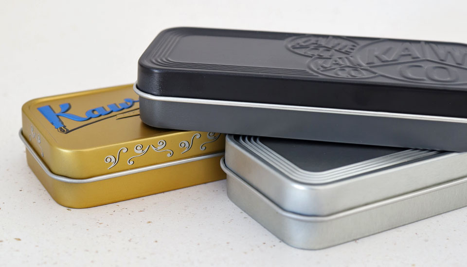 Kaweco kovove krabicky